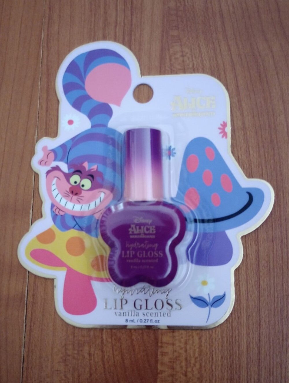 New Disney Cheshire Cat Gradient Purple & Pink Lip Gloss